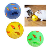 Maxbell Pet Slow Feeder Bowl Snack Toy Ball Interactive Bunny Toy for Puppy Blue