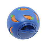 Maxbell Pet Slow Feeder Bowl Snack Toy Ball Interactive Bunny Toy for Puppy Blue