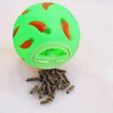 Maxbell Pet Slow Feeder Bowl Snack Toy Ball Interactive Bunny Toy for Puppy Green