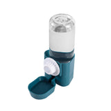 Maxbell Puppy Cat Hanging Bowl with Water Bottle Convenient Water Supply Device Blue