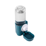 Maxbell Puppy Cat Hanging Bowl with Water Bottle Convenient Water Supply Device Blue