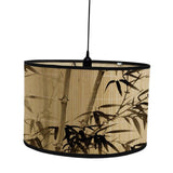 Maxbell Wood Bamboo Lamp Shade Ceiling Light Fixture Hanging Pendant Light Cover