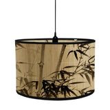 Maxbell Wood Bamboo Lamp Shade Ceiling Light Fixture Hanging Pendant Light Cover