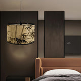 Maxbell Wood Bamboo Lamp Shade Ceiling Light Fixture Hanging Pendant Light Cover