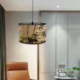 Maxbell Wood Bamboo Lamp Shade Ceiling Light Fixture Hanging Pendant Light Cover