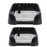 Maxbell Dog Toilet Puppy Potty Tray Cleaning Tool Litter Box Indoor Outdoor for Cat 40cmx40cmx14cm