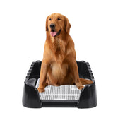 Maxbell Dog Toilet Puppy Potty Tray Cleaning Tool Litter Box Indoor Outdoor for Cat 40cmx40cmx14cm
