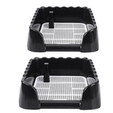 Maxbell Dog Toilet Puppy Potty Tray Cleaning Tool Litter Box Indoor Outdoor for Cat 40cmx40cmx14cm