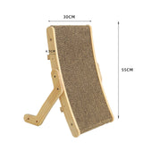 Maxbell Cat Scratcher Pad Interactive Play Toy Grinding Claw Scraper for Kitty 55cmx30cm