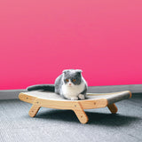 Maxbell Cat Scratcher Pad Interactive Play Toy Grinding Claw Scraper for Kitty 43.5cmx25cm