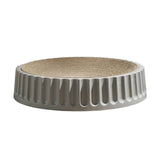 Maxbell Pet Cat Scratcher Pad Scratching Board Toy Corrugated Cardboard Pet Supplies Gray Diameter 35cm
