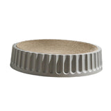 Maxbell Pet Cat Scratcher Pad Scratching Board Toy Corrugated Cardboard Pet Supplies Gray Diameter 45cm