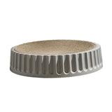 Maxbell Pet Cat Scratcher Pad Scratching Board Toy Corrugated Cardboard Pet Supplies Gray Diameter 45cm