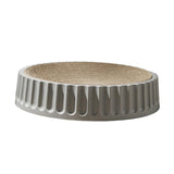 Maxbell Pet Cat Scratcher Pad Scratching Board Toy Corrugated Cardboard Pet Supplies Gray Diameter 45cm
