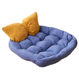 Maxbell Dog Beds Cushion Nest Kennel Puppy Winter Warm for Small Medium Dogs Cats blue yellow S