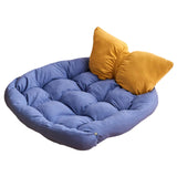 Maxbell Dog Beds Cushion Nest Kennel Puppy Winter Warm for Small Medium Dogs Cats blue yellow S