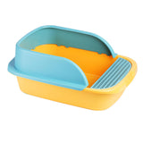 Maxbell Pet Toilet Pan Cat Litter Box for Sand Box Supplies Small Animals Kitten Yellow