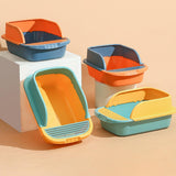 Maxbell Pet Toilet Pan Cat Litter Box for Sand Box Supplies Small Animals Kitten Yellow