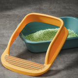 Maxbell Pet Toilet Pan Cat Litter Box for Sand Box Supplies Small Animals Kitten Green