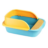 Maxbell Pet Toilet Pan Cat Litter Box for Sand Box Supplies Small Animals Kitten Green