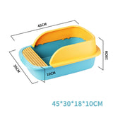 Maxbell Pet Toilet Pan Cat Litter Box for Sand Box Supplies Small Animals Kitten Green