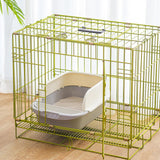 Maxbell Pet Toilet Pan Cat Litter Box for Sand Box Supplies Small Animals Kitten Gray