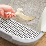 Maxbell Pet Toilet Pan Cat Litter Box for Sand Box Supplies Small Animals Kitten Gray