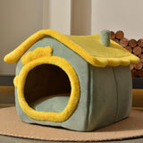 Maxbell Foldable Dog Bed house Sleeping Bed Flannel Soft for Pet Products M