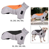 Maxbell Pet Clothes Lightweight Winter Coat Dog Down Jacket for Photo Shoots Hiking Orange Gray XL
