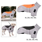 Maxbell Pet Clothes Lightweight Winter Coat Dog Down Jacket for Photo Shoots Hiking Orange Gray XL