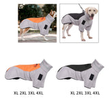 Maxbell Pet Clothes Lightweight Winter Coat Dog Down Jacket for Photo Shoots Hiking Orange Gray XL