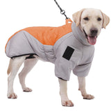 Maxbell Pet Clothes Lightweight Winter Coat Dog Down Jacket for Photo Shoots Hiking Orange Gray XL