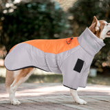 Maxbell Pet Clothes Lightweight Winter Coat Dog Down Jacket for Photo Shoots Hiking Orange Gray XL