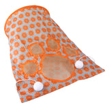 Maxbell Cat Tunnel Tube Collapsible Passage Toy for Home Rabbit Kitten Orange