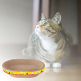 Maxbell Cat Scratcher Cardboard Kitty Oval Corrugated Lounge Bed Scratching Board L