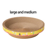Maxbell Cat Scratcher Pad Nest Thicken Corrugated Paper Interactive Play Toy Kitty 43cmx12cm