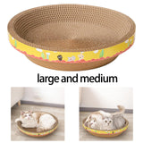 Maxbell Cat Scratcher Pad Nest Thicken Corrugated Paper Interactive Play Toy Kitty 43cmx12cm