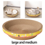 Maxbell Cat Scratcher Pad Nest Thicken Corrugated Paper Interactive Play Toy Kitty 43cmx12cm