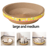 Maxbell Cat Scratcher Pad Nest Thicken Corrugated Paper Interactive Play Toy Kitty 43cmx12cm