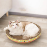Maxbell Cat Scratcher Pad Nest Thicken Corrugated Paper Interactive Play Toy Kitty 39cmx11cm