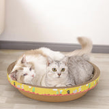 Maxbell Cat Scratcher Pad Nest Thicken Corrugated Paper Interactive Play Toy Kitty 39cmx11cm
