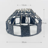 Maxbell Boho Pendant Lamp Shade Woven Rope Lampshade Teahouse living Room