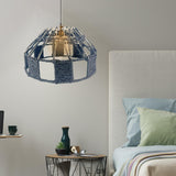 Maxbell Boho Pendant Lamp Shade Woven Rope Lampshade Teahouse living Room