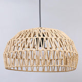 Maxbell Pendant Lamp Shade Paper Rope Woven Lampshade for Kitchen Island Bedroom