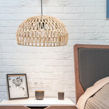 Maxbell Pendant Lamp Shade Paper Rope Woven Lampshade for Kitchen Island Bedroom