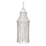 Maxbell Macrame Lamp Shade Boho Handmade Chandelier Tapestry for Hotel Bedroom Dorm