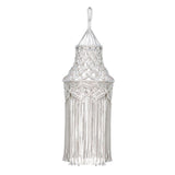 Maxbell Macrame Lamp Shade Boho Handmade Chandelier Tapestry for Hotel Bedroom Dorm