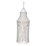 Maxbell Macrame Lamp Shade Boho Handmade Chandelier Tapestry for Hotel Bedroom Dorm