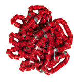 Maxbell 50x 2023 Pigeon Leg Rings Bird Foot Bands for Bantam Finch Canary Red