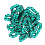 Maxbell 50x 2023 Pigeon Leg Rings Bird Foot Bands for Bantam Finch Canary Green